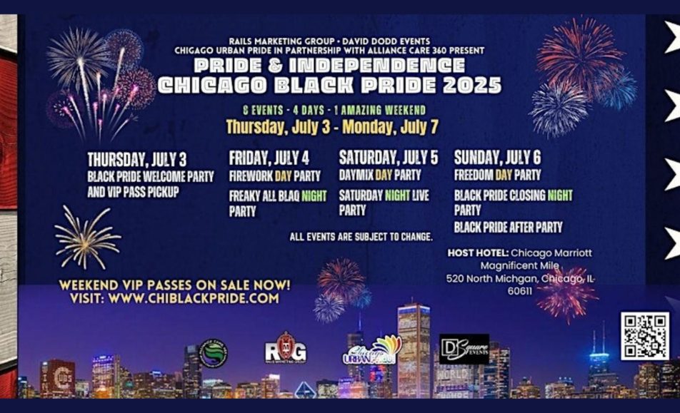 Pride Independence Chicago Black Pride 2025