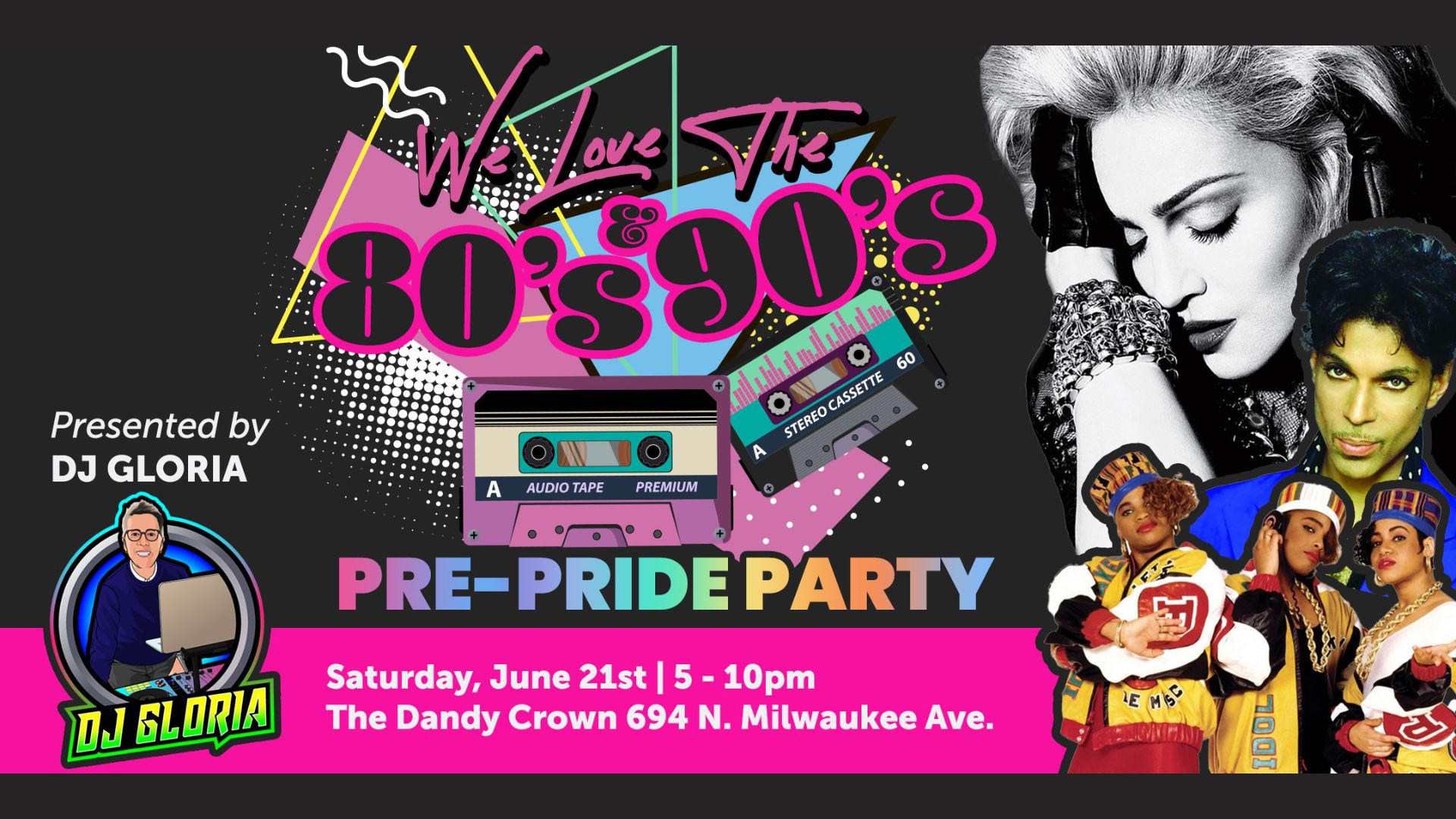 DJ Gloria We Love the 80s and 90s