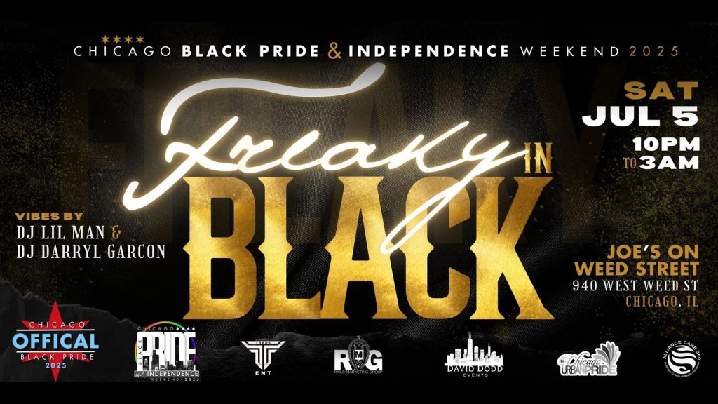 Chicago Black Pride Freaky in Black