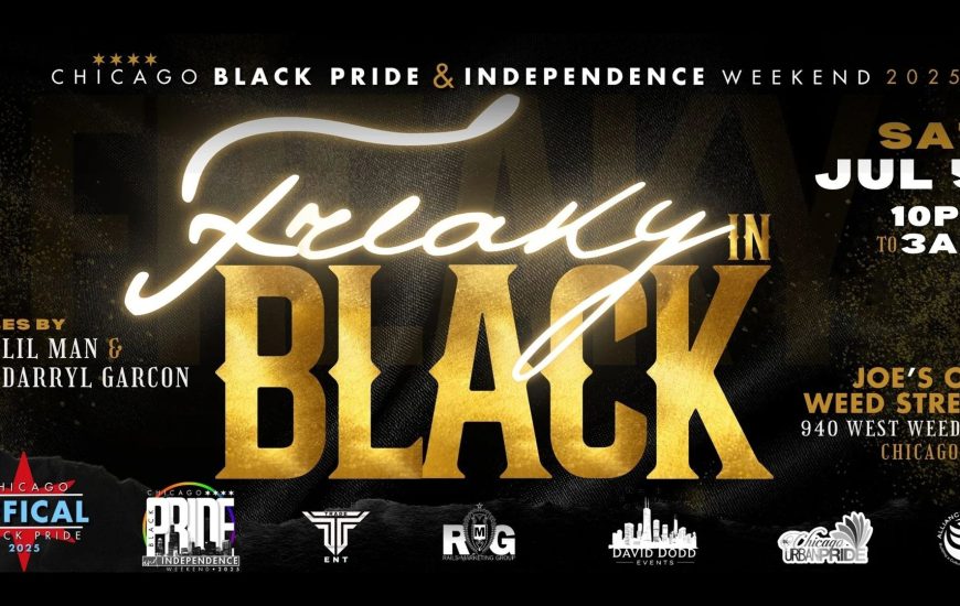 Chicago Black Pride Freaky in Black