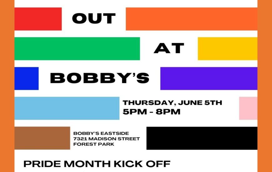 Out at Bobby's Pride Month Kickoff Happy Hour