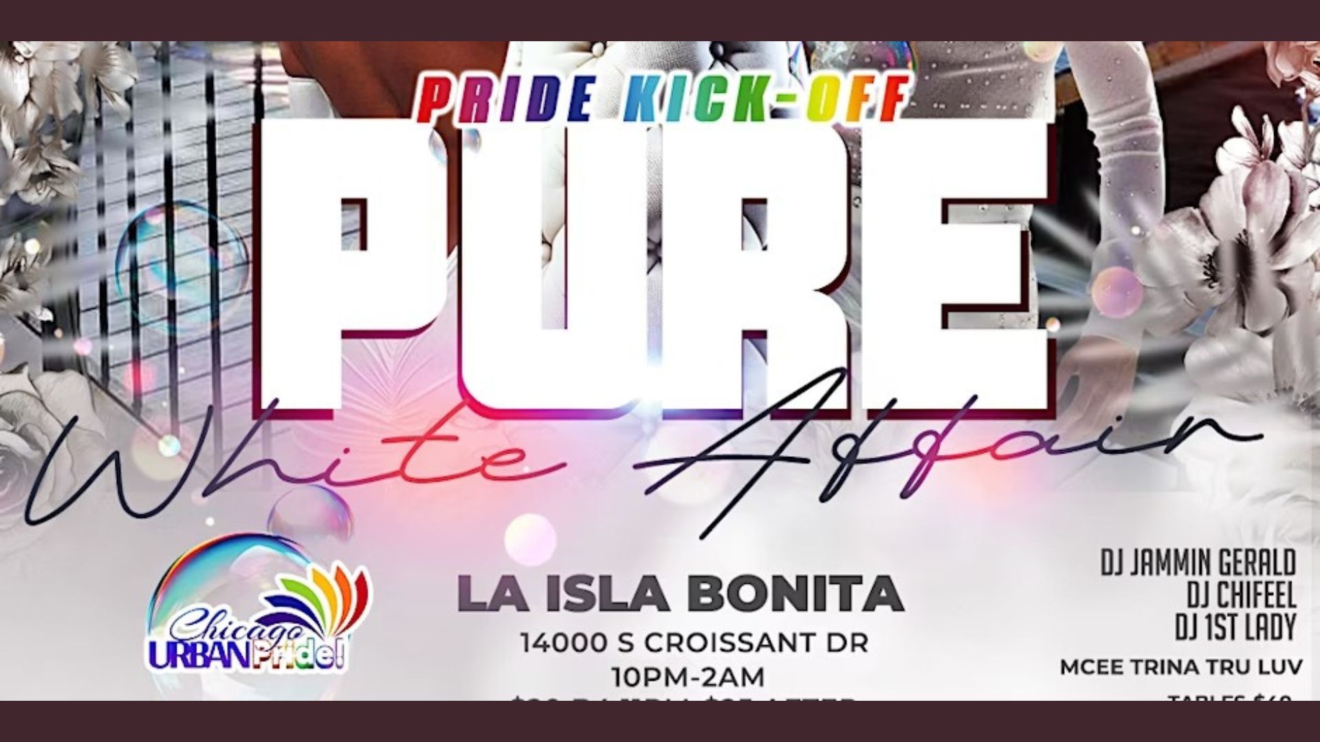 Pride Kickoff Pure White Affair