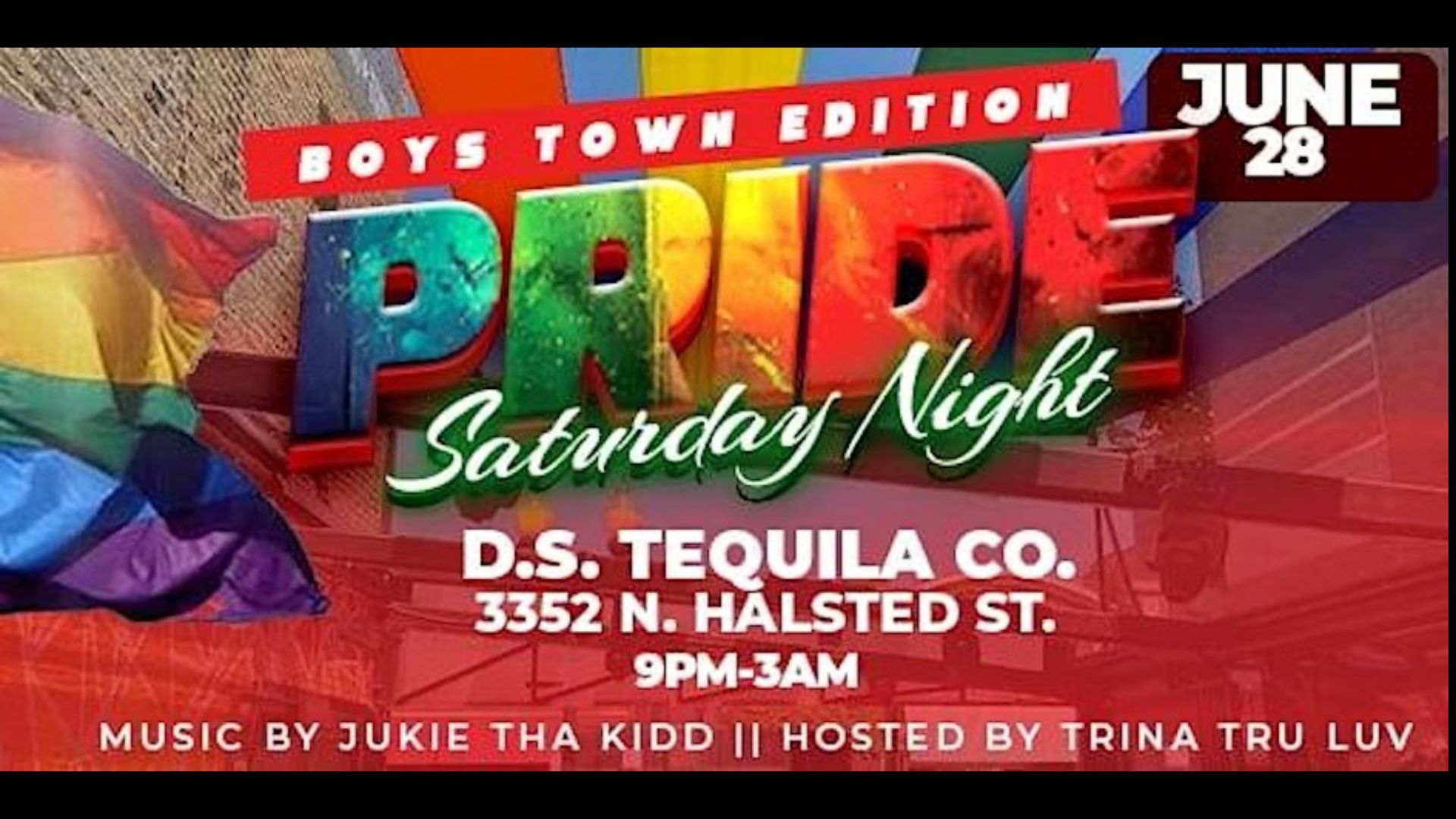 Pride Saturday Night D.S. Tequila Chicago Black Pride Founders