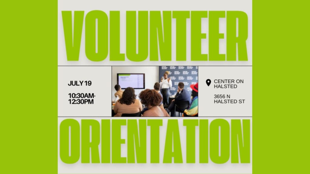 Center on Halsted Volunteer Orientation
