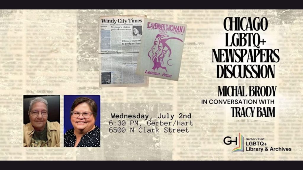LGBTQ Newspaper Discussion Michal Brody Tracy Baim