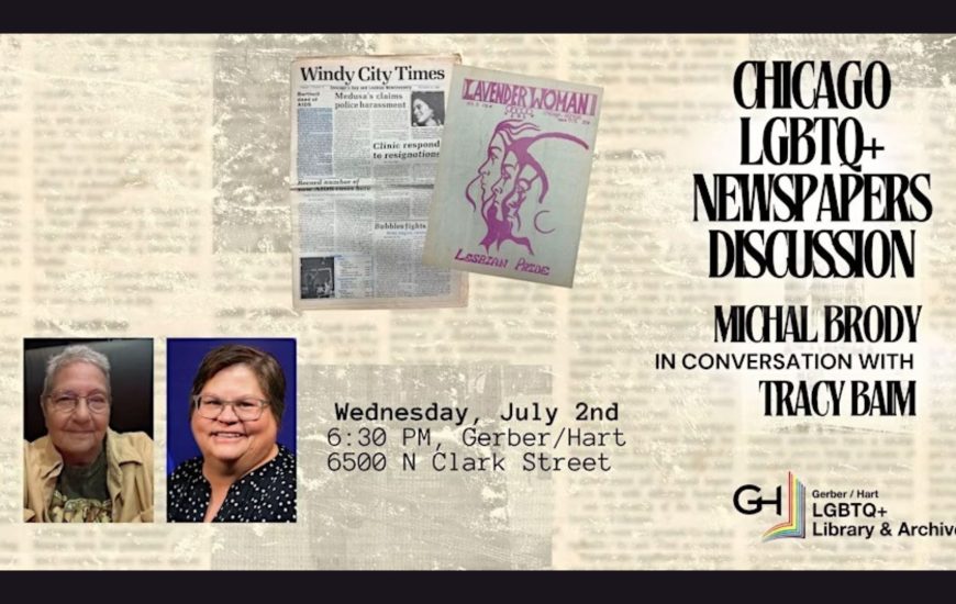 LGBTQ Newspaper Discussion Michal Brody Tracy Baim