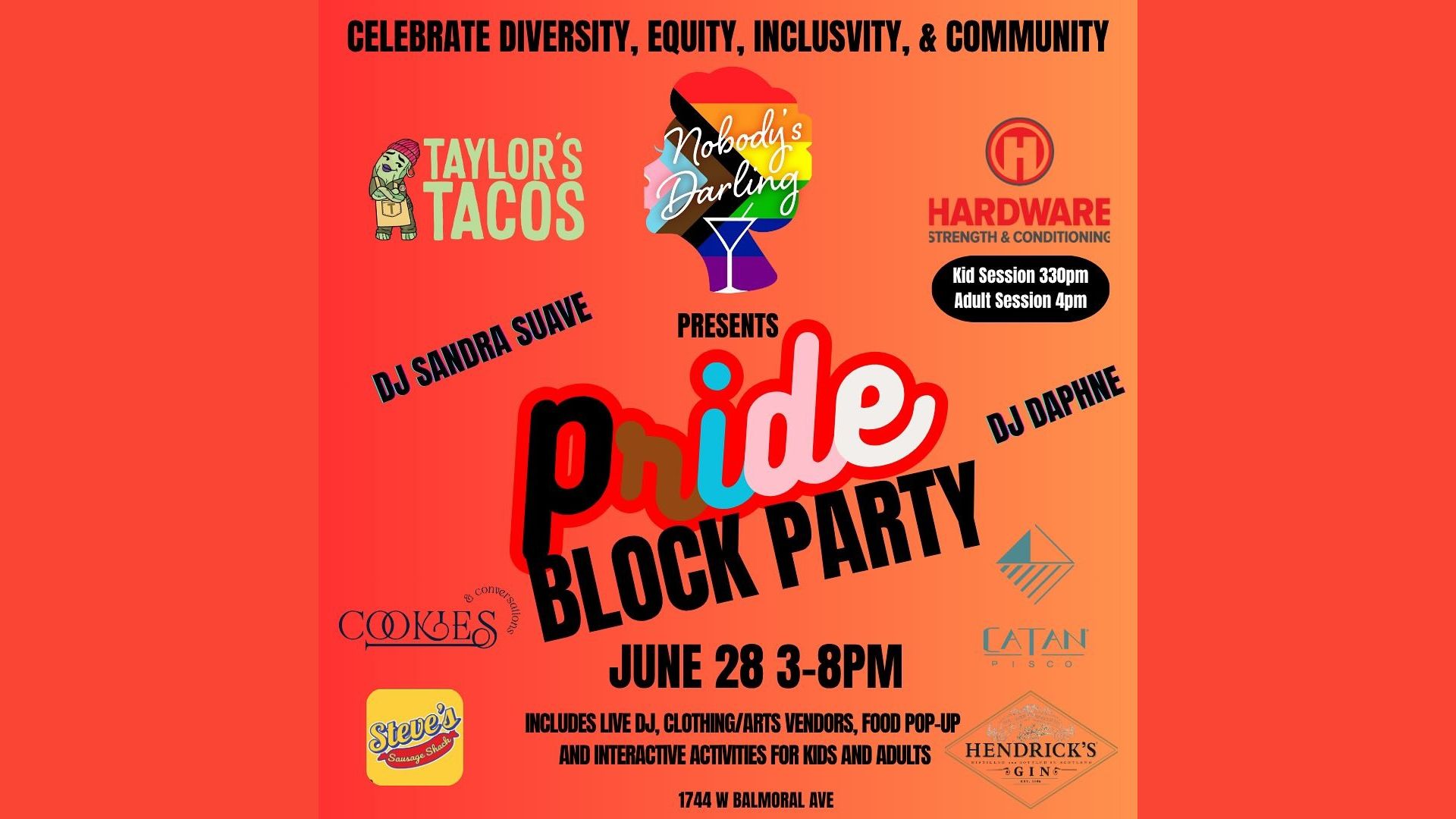 Pride Block Party Nobody's Darling