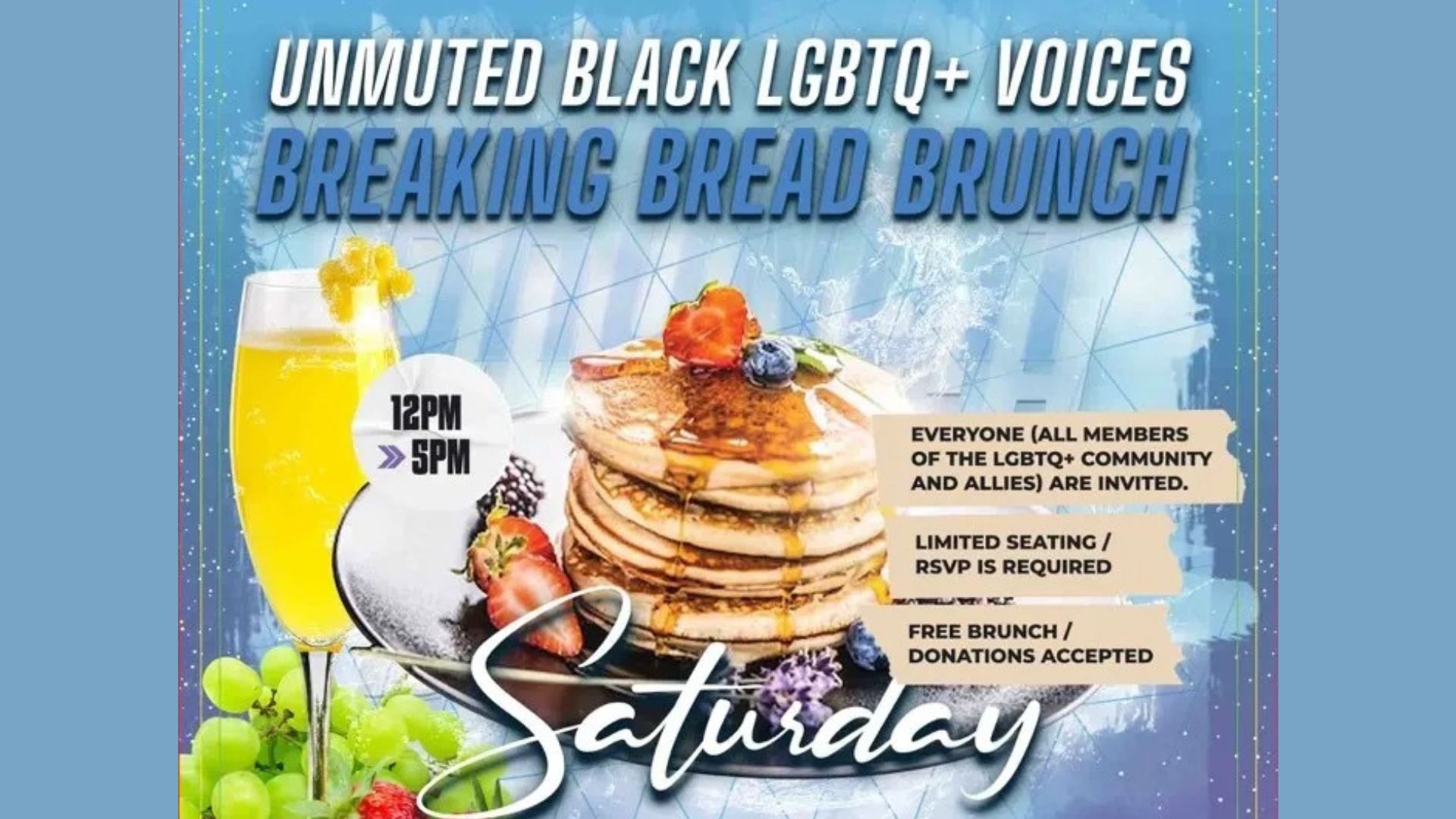 Unmuted Black LGBTQ+ Voices Breaking Bread Brunch