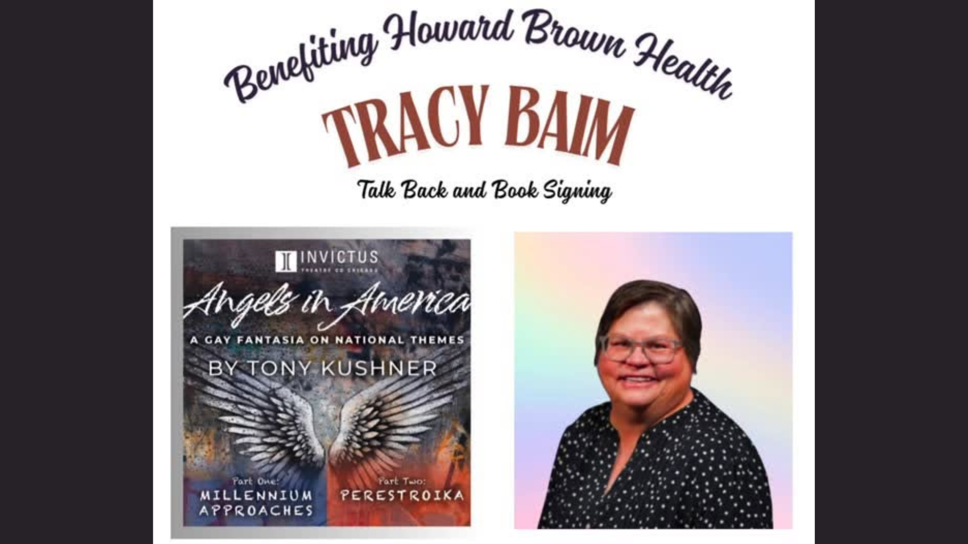 Invictus Talk Back Tracy Baim Tony Kushner