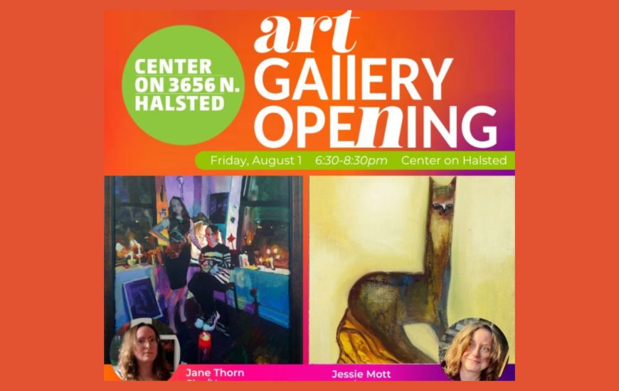Art Gallery Opening Jane Thorn Jessie Mott