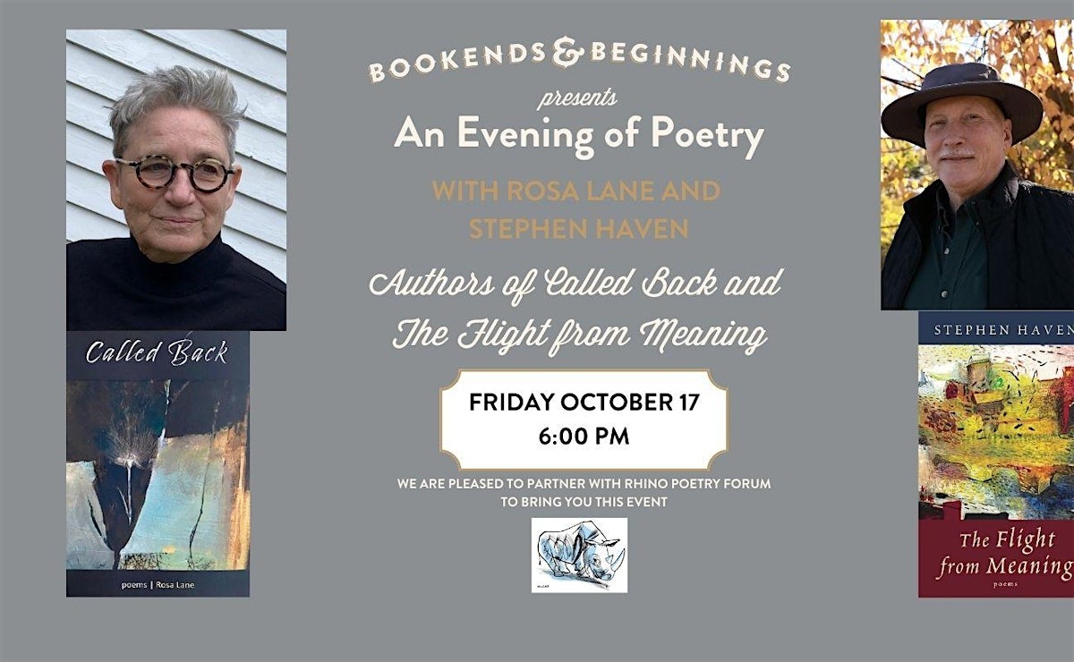 Evening of Poetry Bookends and Beginnings