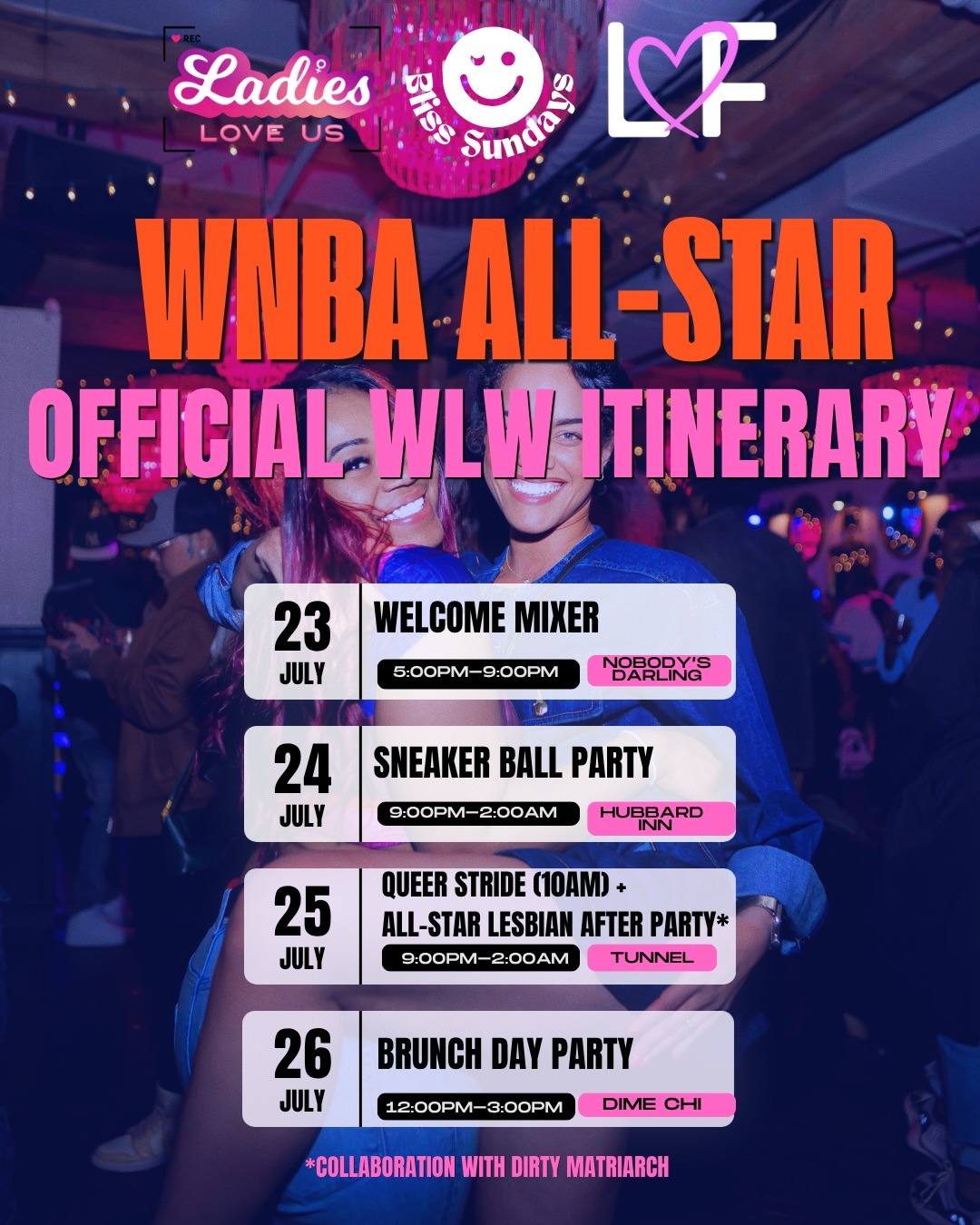 WNBA All Star Weekend Party