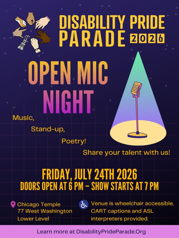 Disability Open Mic Night
